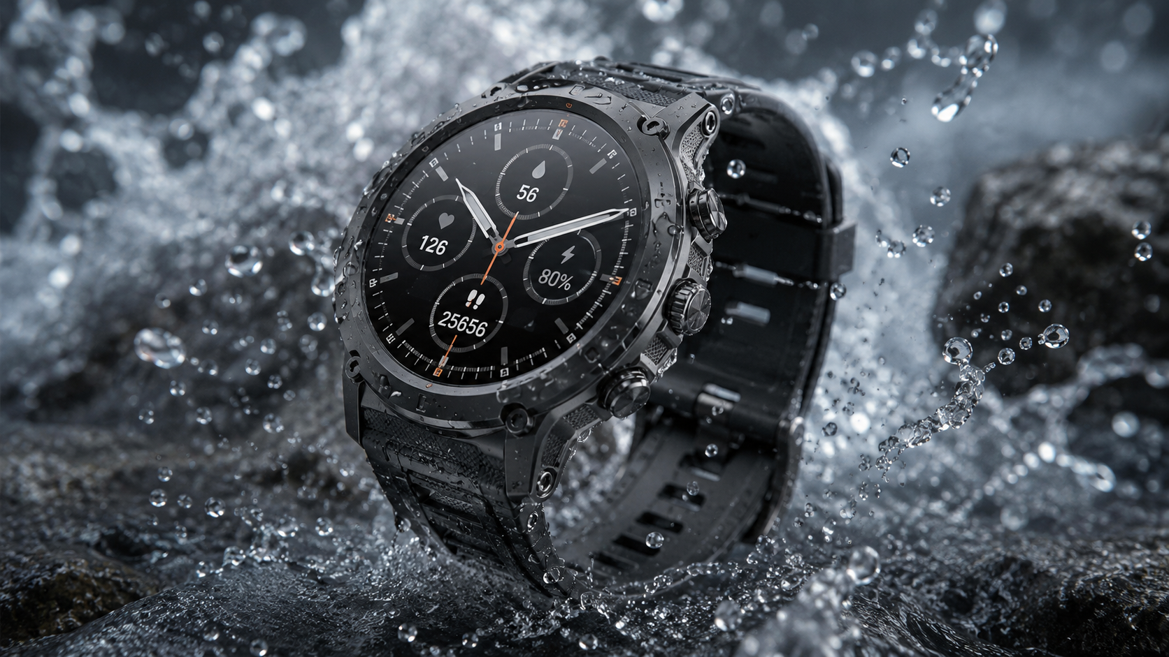 smart watch sourcing trends - Rugged waterproof smart watch with water splash