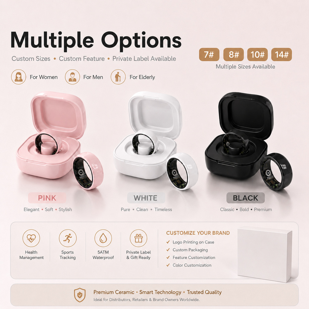 Pineeon KR12 fitness tracking smart ring - Image 3