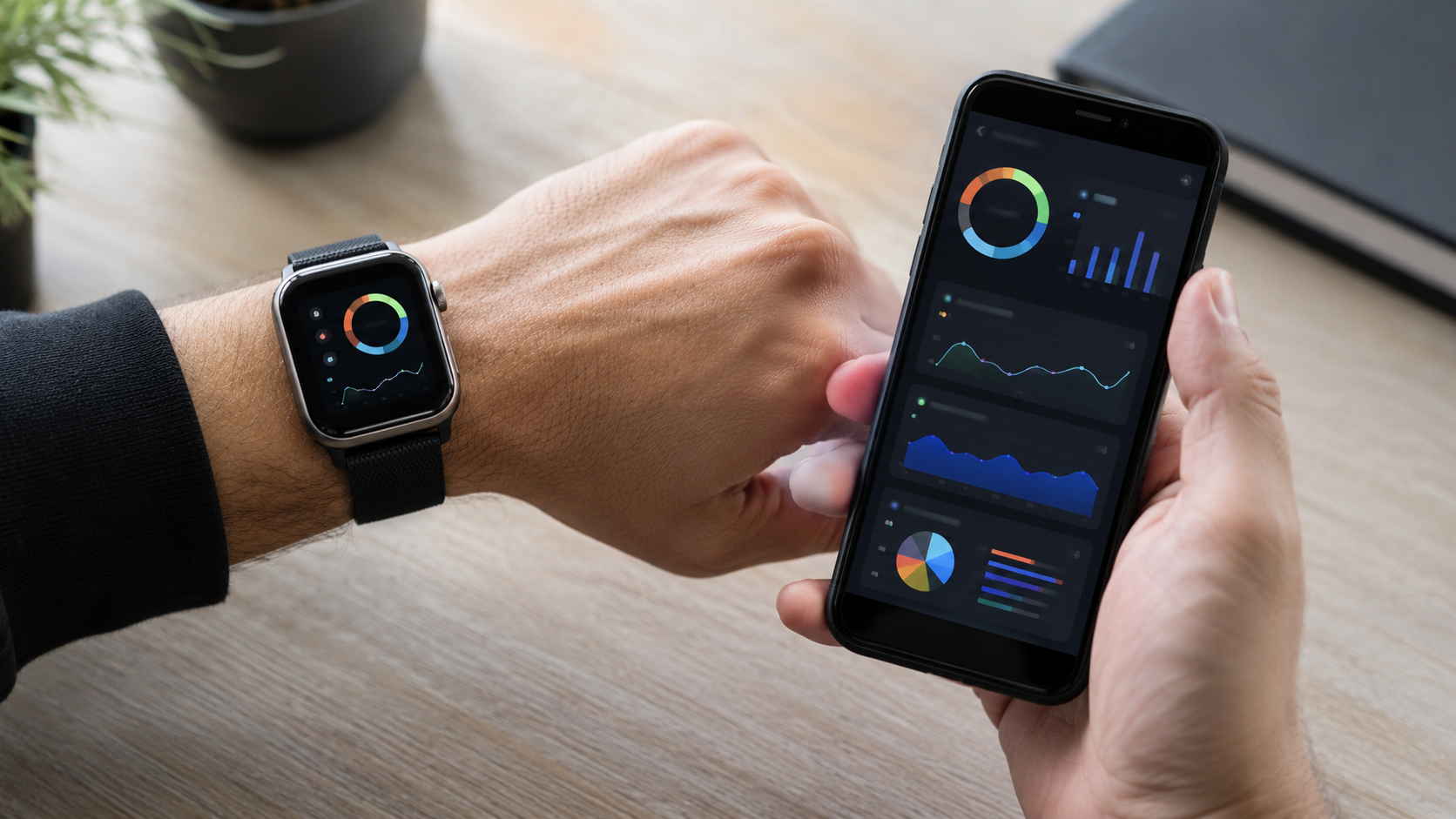 smart watch import regulations - Smart watch connected to smartphone health data dashboard